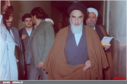 امام خمینی درمدرسه علوی تهران