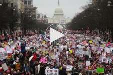 تظاهرات سه میلیونی زنان امریکا علیه ترامپ