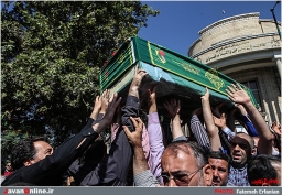 تشییع پیکر مطهر دو شهید مدافع حرم در تهران