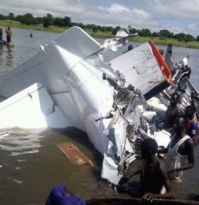 ۱۷ کشته در سانحه سقوط هواپیما در سودان جنوبی