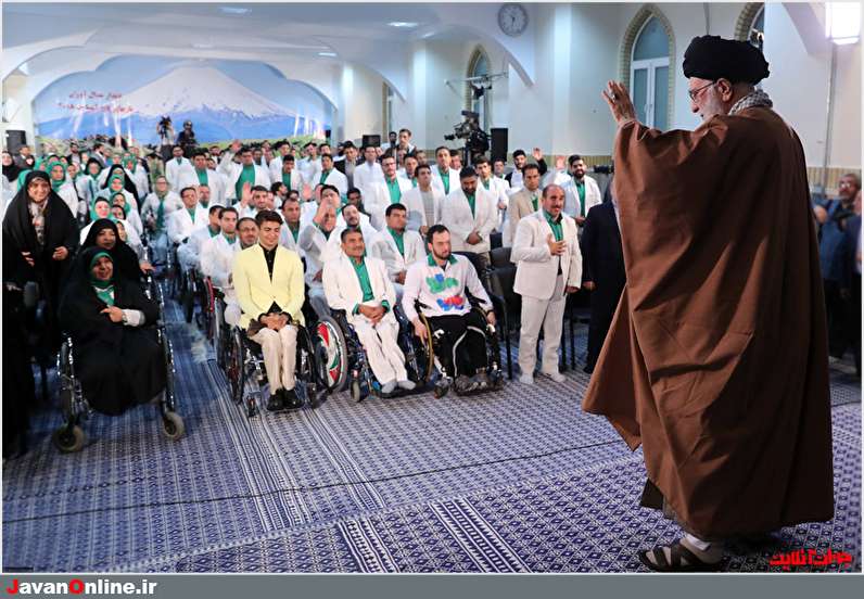 دیدارمدال‌آوران ایران در بازی‌های پاراآسیایی با رهبر انقلاب