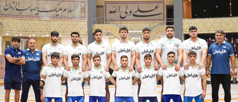 قهرمانی تیم کشتی فرنگی جوانان ایران در ترکیه