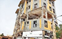 ۱۴ زخمی در انفجار ساختمان مسکونی