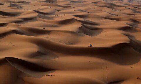 مسابقات موتورسواری در صحراهای عربستان سعودی
