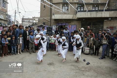 رقص محلی کودکان در صنعا