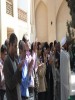 برگزاری نماز جماعت در کنار بلندترین بادگیرجهان