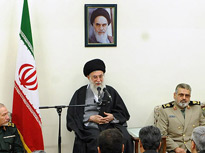 دیدار رهبر معظم انقلاب با فرماندهان نیروهای مسلح&nbsp;&nbsp;