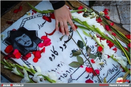 غبار روبي مزار شهدا در مشهد