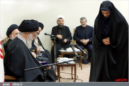 دیدار بانوی قهرمان ووشوی جهان با رهبر معظم انقلاب