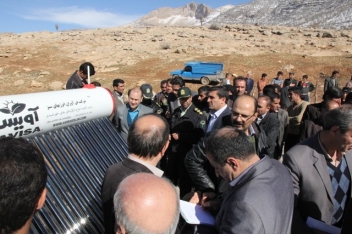 نصب آبگرمکن هاي خورشيدي در روستاهای جنگل نشین