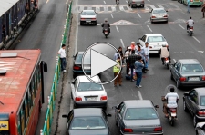 علت اصلی تصادف عابرین پیاده!