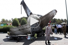 39 کشته و 9 زخمی در سقوط هواپیمای مسافربری در غرب تهران