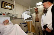 عیادت نماینده آیت‌الله سیستانی  از رهبر انقلاب