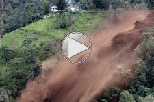 رانش کوه در ایتالیا