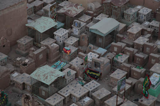 تصاويري از قبرستان وادي‌السلام در نجف اشرف