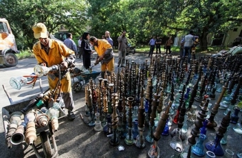 امحاء 1500 قلیان در سنندج