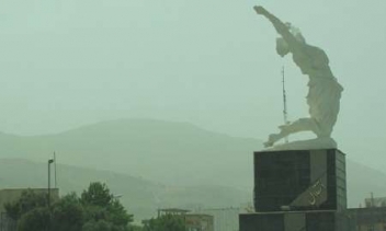 ورود گرد وغبار به کردستان