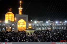 مراسم احیای شب نوزدهم ماه رمضان در حرم مطهر امام رضا (ع)