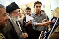 فیلم دیدنی دیدار رهبرانقلاب با جوانان المپیادی