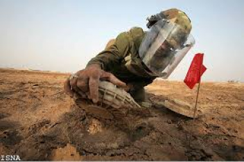 ۵۰۰ هكتار از اراضی آلوده به مین كردستان نیازمند پاكسازی است