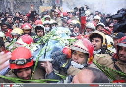 کشف پیکر شهدای آتش نشان