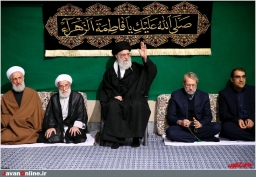 اولین شب عزاداری ایام فاطمیه در حسینیه امام خمینی(ره)