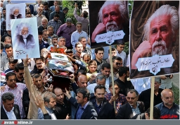 تشییع پیکر حمید سبزواری- 2