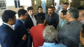 بازديد معاون دریایی سازمان بنادر از طرح توسعه بندر تجاري لنگه