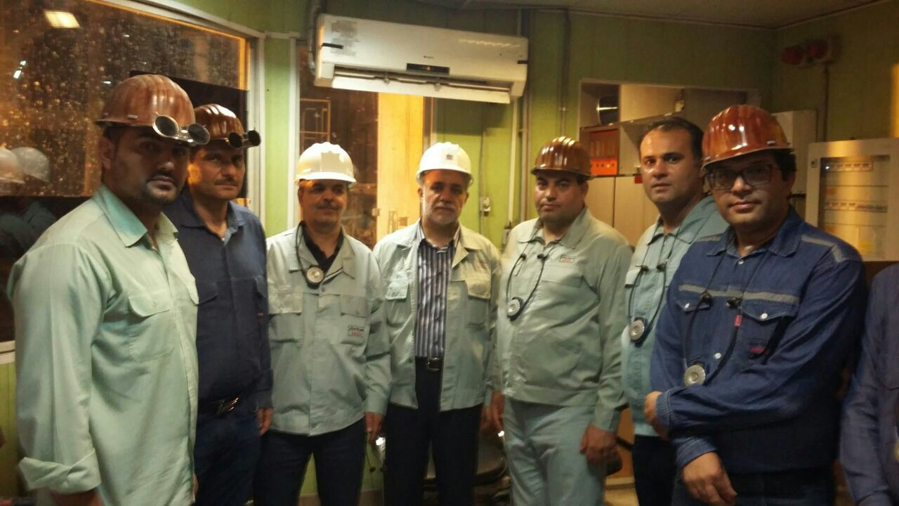 بازدید مدیرکل دفتر صنایع معدنی وزارت صنعت، معدن و تجارت از فولادهرمزگان