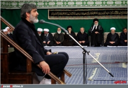 آخرين شب عزاداری ایام محرم ۱۴۳۸ در حسینیه امام خمینی