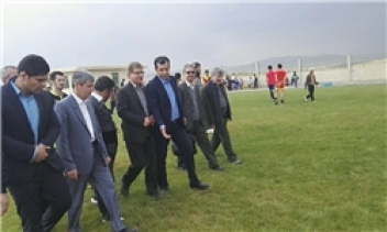 اولین زمین چمن ورزشی روستائی در قروچای دهگلان به بهره‌برداری رسید