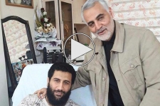 هدیه جانباز مدافع حرم به حاج قاسم