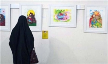 نمایشگاه نقاشی «هاوبه‌ش» با محوریت فرهنگ کرد کلهر در سنندج دایر شد