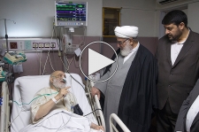 عیادت رئیس دفتر مقام معظم رهبری از حجت‌الاسلام قرائتی