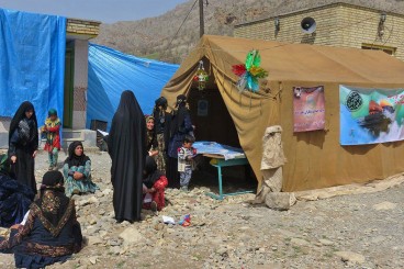 اردوی جهادی «منتظران خورشید» در منطقه احمدفداله