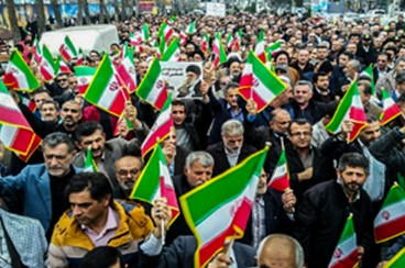 راهپیمایی مردم آمل در محکومیت آشوبگران