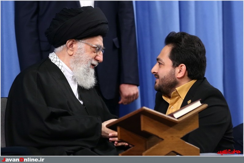 دیدار شرکت‌کنندگان در مسابقات بین‌المللی قرآن با رهبر انقلاب