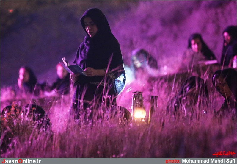احیای شب بیست و یکم ماه رمضان در کهف الشهدا