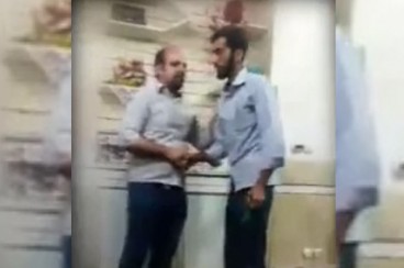 لحظه خداحافظی شهید مدافع حرم محسن حججی با خانواده