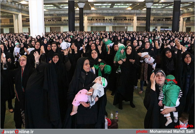 مراسم شیرخوارگان حسینی در مصلای تهران -1