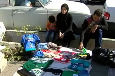 دستفروشی بانوی ملی پوش رکورددار دوچرخه سواری