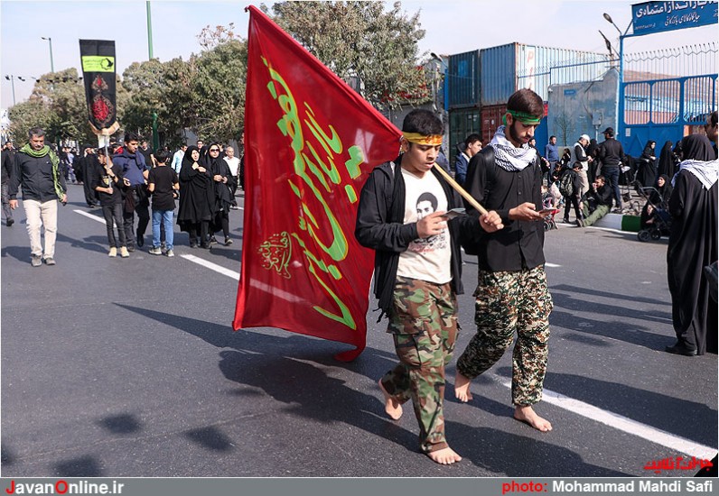 راهپیمایی جاماندگان اربعین حسینی در تهران - ۲
