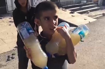 آلودگی شدید آب در مرکز شهر زلزله زده سرپل ذهاب