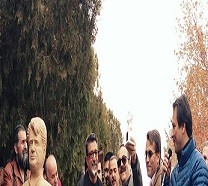 سردیس استاد شجریان در آرامگاه شیخ حسن خرقانی در شاهرود رونمایی شد