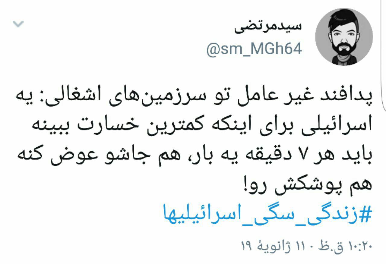 پدافند غیرعامل در سرزمین‌های اشغالی