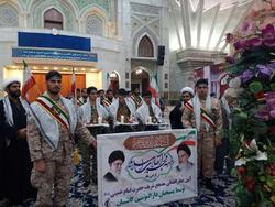 غبارروبی و عطرافشانی مرقد مطهر امام خمینی (ه) با گلاب ناب کاشان