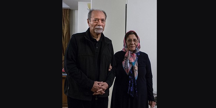 علی نصیریان در سوگ همسر خود عزادار شد