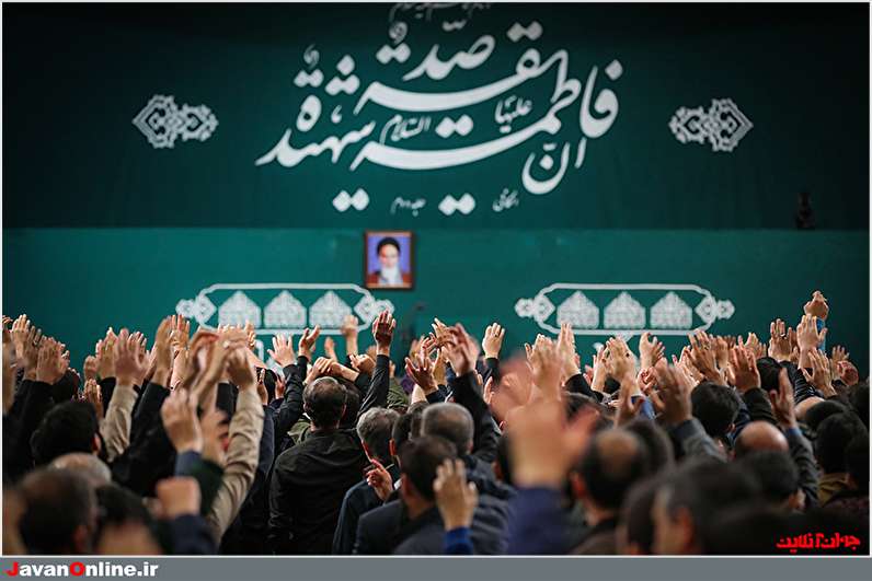 اولین شب عزاداری فاطمیه در حسینیه امام خمینی