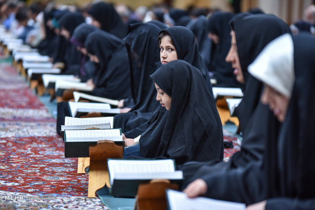 شرکت ۴۰۰۰ دانش آموز تبریزی در همایش ملی حفظ جزء سی‌ام قرآن کریم