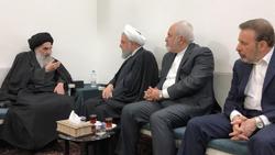 تمجید آیت الله سیستانی از ایران در دیدار با روحانی